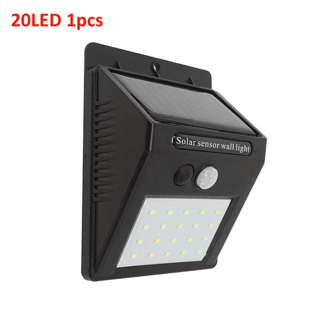 1-4pcs LEDs Solar Light Motion Sensor Outdoor Garden Light Decoration Fence Stair Pathway Yard Security Solar LED Lamp Lighting