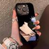 J-Jujutsu K-Kaisen G-Gojo Phone Case For IPhone17 Air 16 15 14 Plus 13 12 11 Pro XS Max Silver Black Bumper Case