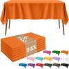 Thick Waterproof Disposable Plastic Tablecloth - Oil & Leak-Proof for Parties and Outdoor Dining