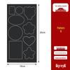 Geometrischer Selbstklebender Lederreparaturflicken für Sofas, Kleidung und Autositze - Nahtlose, Waschbare Reparatur.