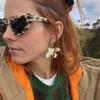 Metal Necklace White Peace Dove Earrings Fashion Pendant  for Women
