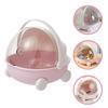Cartoon Stroller Shaped Desktop Storage Box for Makeup Jewelry Hair Accessories Data Cables Remote Controls Pens Vanity