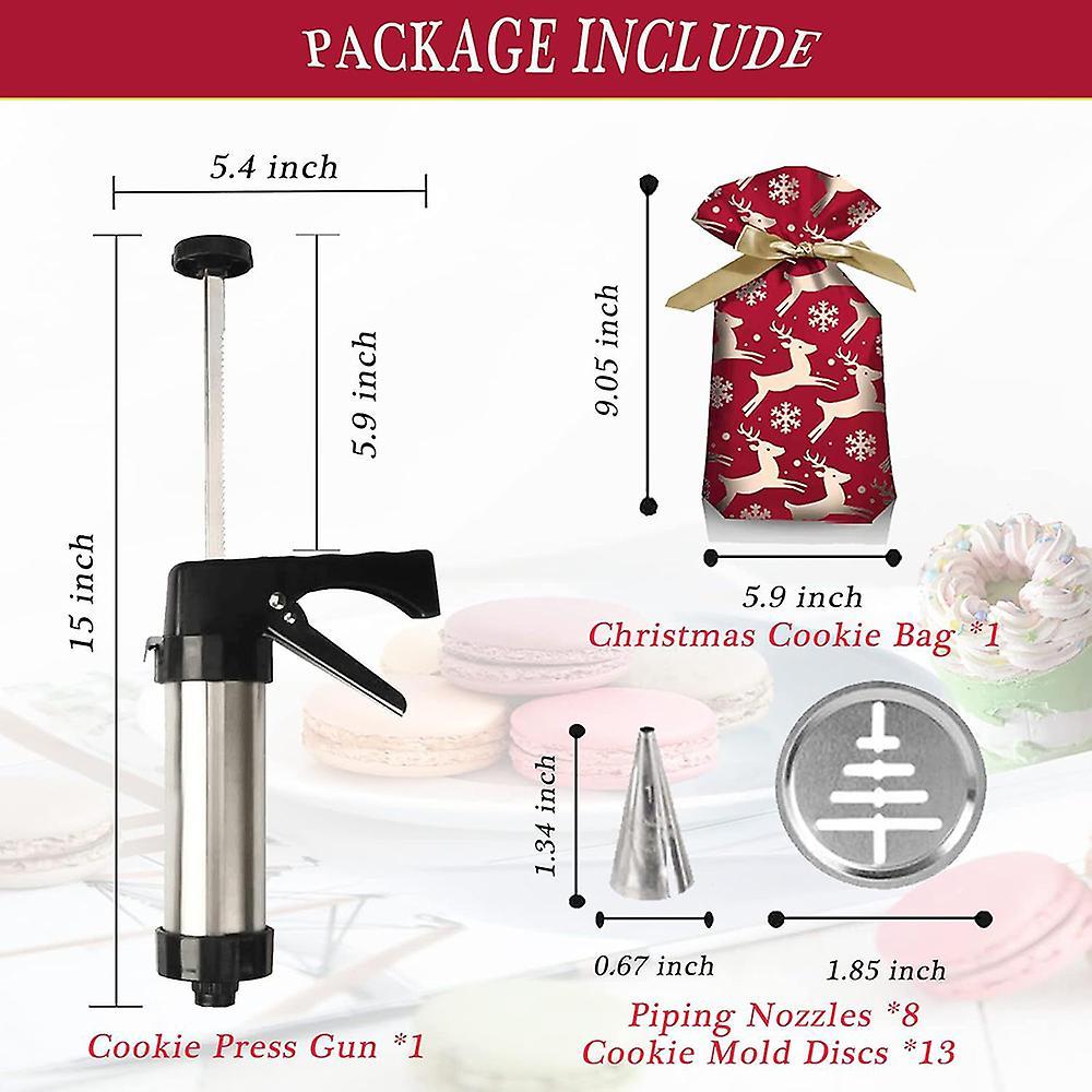 DIY Biscuits Pressing Machine Set Heavy Duty Icing Decoration Tool for Home Kichen
