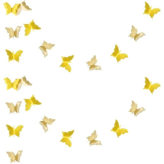 Butterfly Banner Decorative Paper Garland for Wedding Baby Shower Birthday Party Theme Decor 110 Inches Pack of 2 Pieces Light Purple