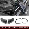 Abw For Ford Ranger T9 Everest  2024 Carbon Fiber Exterior Rearview Side Mirror Rain Eyebrow  Decorative Car Accessories