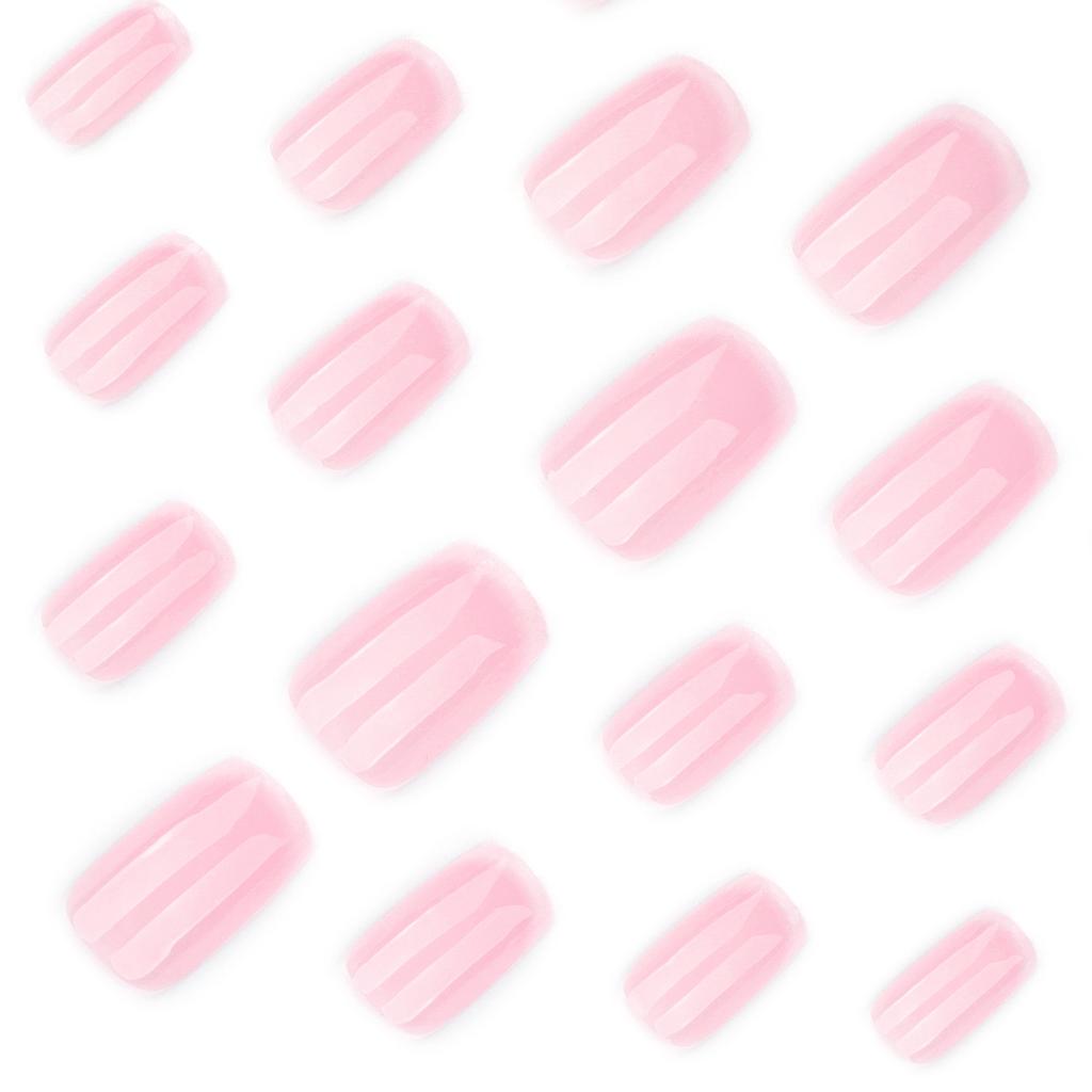 24 Pieces Simple French White Gradually changing Nail Art Wear Nail Short Square Nail False Nail Press On Nails Nail Wholesale