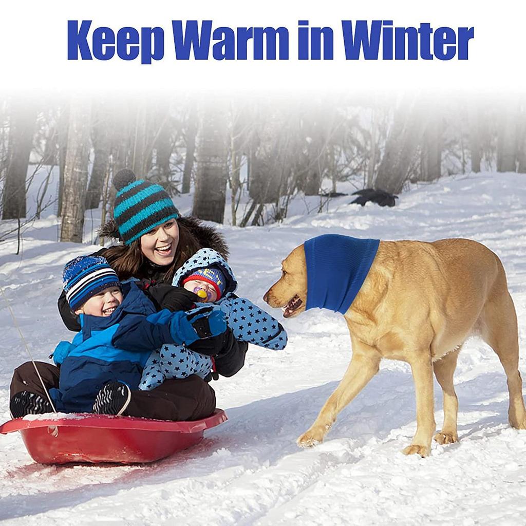 Psí chrániče uší: Kapuce odolná proti komárům, snižující hluk, uklidňující pro chladné počasí