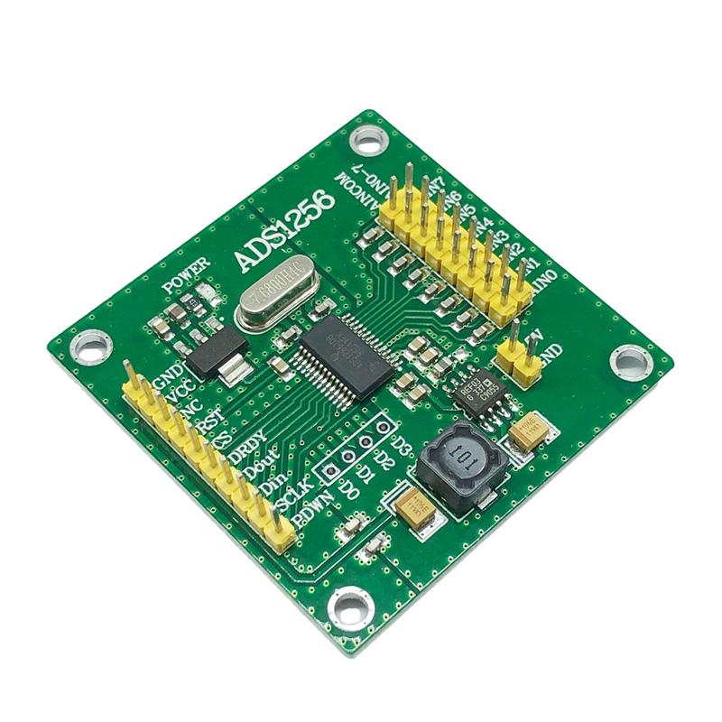 A51I Convertor Analog-Digital ADC de Înaltă Precizie ADS1256 Modul cu Opt Canale pe 24 de Biți