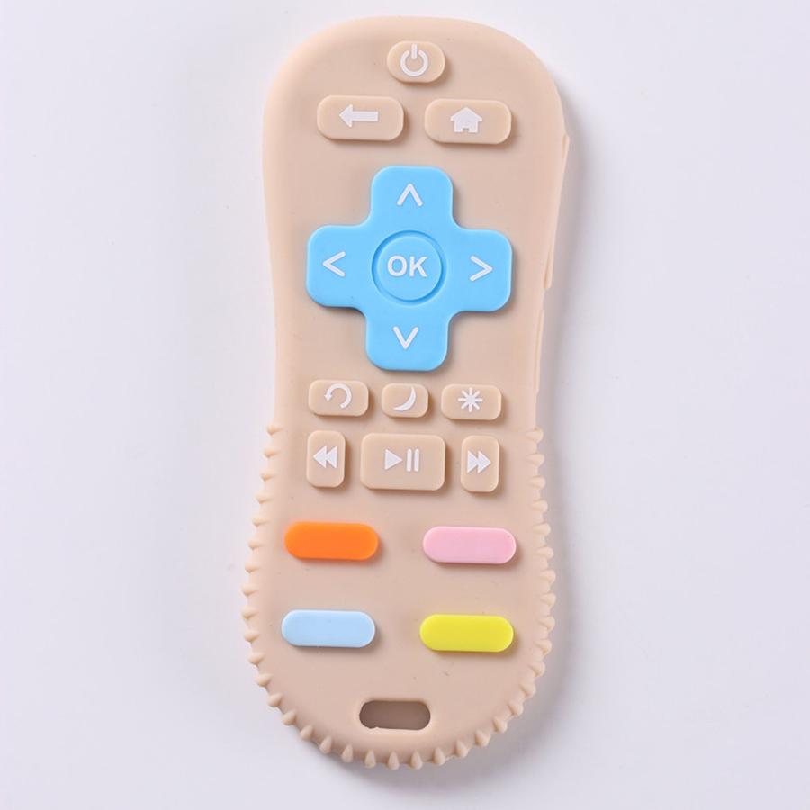 Silikonowy gryzak Design pilota Został zaprojektowany specjalnie dla niemowląt w fazie ząbkowania Codzienna zabawka łagodząca