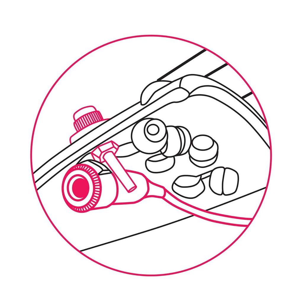 KNA Portable Piezo Pickup for Double Bass Double Bass Pickup DB-1