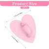 8 Pcs Cell Phone Finger Ring Heart Charm Hook Finger Rings, Phone Charm Hook, Adhesive Metal Phones Finger Grip Hook, 4 Colors