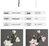 Large Magnolia Artificial Flower Bouquet for Living Room - High-End Floor Stand Floral Decoration