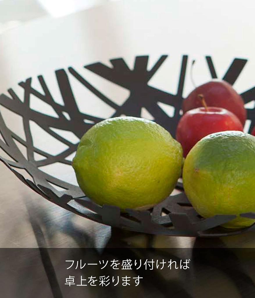 Yamazaki Tower Fruit Black Bowl, (2498)