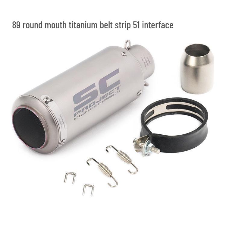 Universal SC Street Motorcycle Exhaust Tailpipe for Yamaha, Kawasaki, Honda