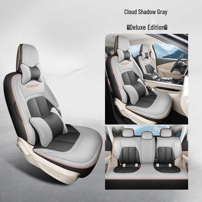 New Model Wuling Xingguang Leather Car Seat Cushion for Five-Seater - All-Season Comfort