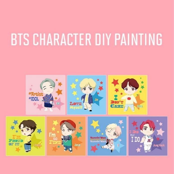 

[BTS] ПЕРСОНАЖ BTS СДЕЛАЙ САМ ЖИВОПИСЬ 25 x 25 Jimin