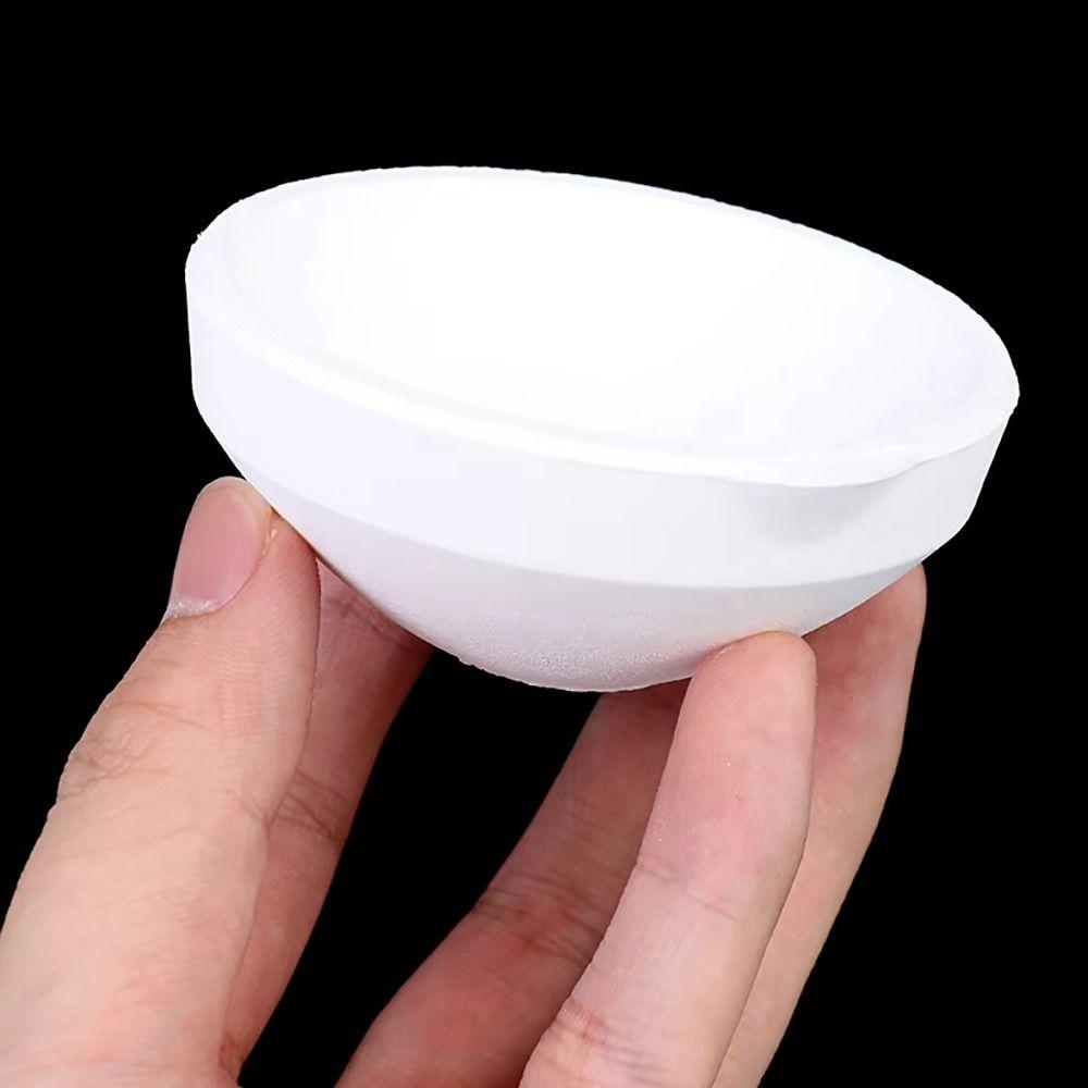 1Pcs High Temperature Quartz Dish Bowl 100-750g White Silica Melting Crucible Gold Silver Metal Copper Cast