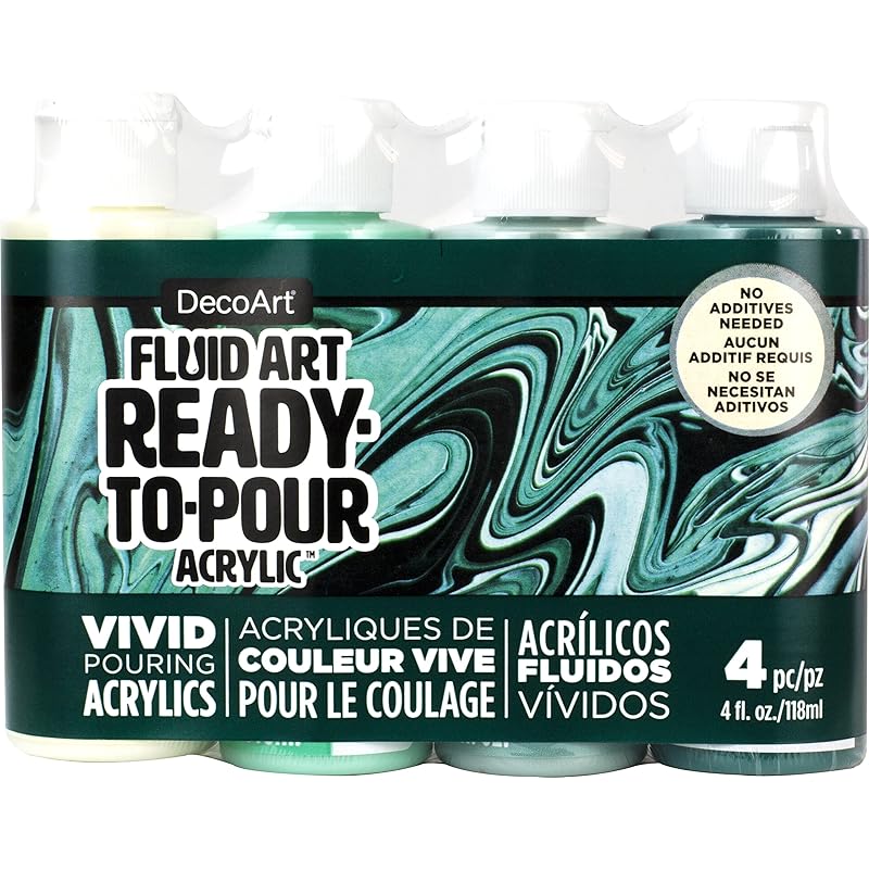 

deco art fluid art 4oz value pack soothing nature 12095659