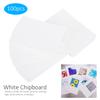 100Pcs White Cardstock Paper Thick Chipboard  Used for Book Cover Tagboard Photobook Envelope