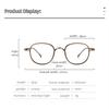 Pure Titanium Brand Design Glasses Frame Men Retro Round Prescription Eyeglasses  New Vintage Photochromic Reading Glasses