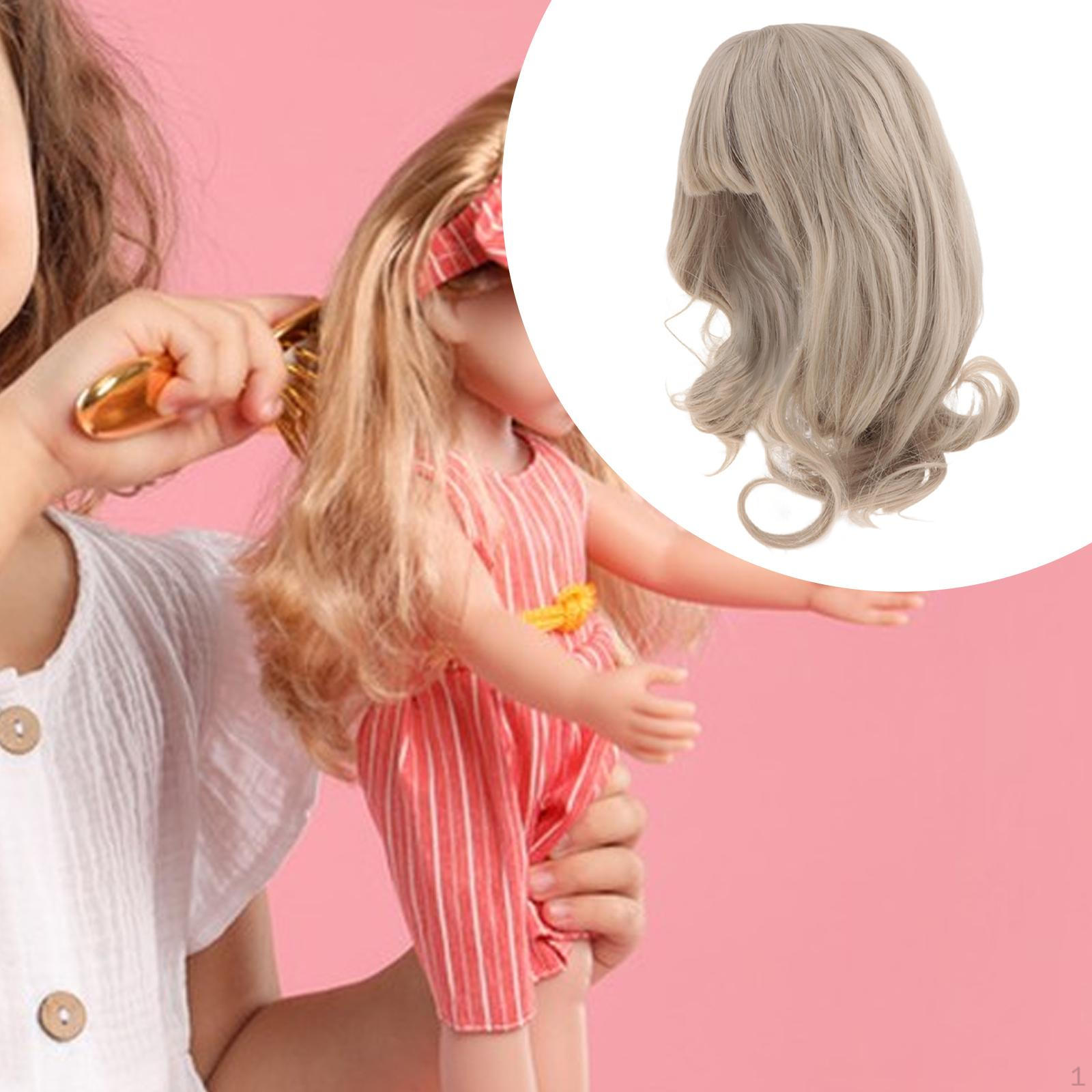 

20 см BJD Кукла Вьющиеся Волосы Ручная Работа Прочная Стильная для Изготовления Головы 33-36 см Мягкие Детали Костюма