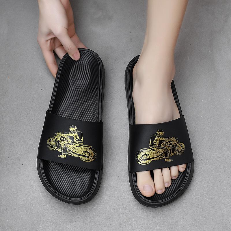 One-word Drag Men's Summer Non-slip Vietnamese Slippers Outer Wear Personalized Fashion Sandals Men's Sandals 47 Outdoor 45 Large Size 46