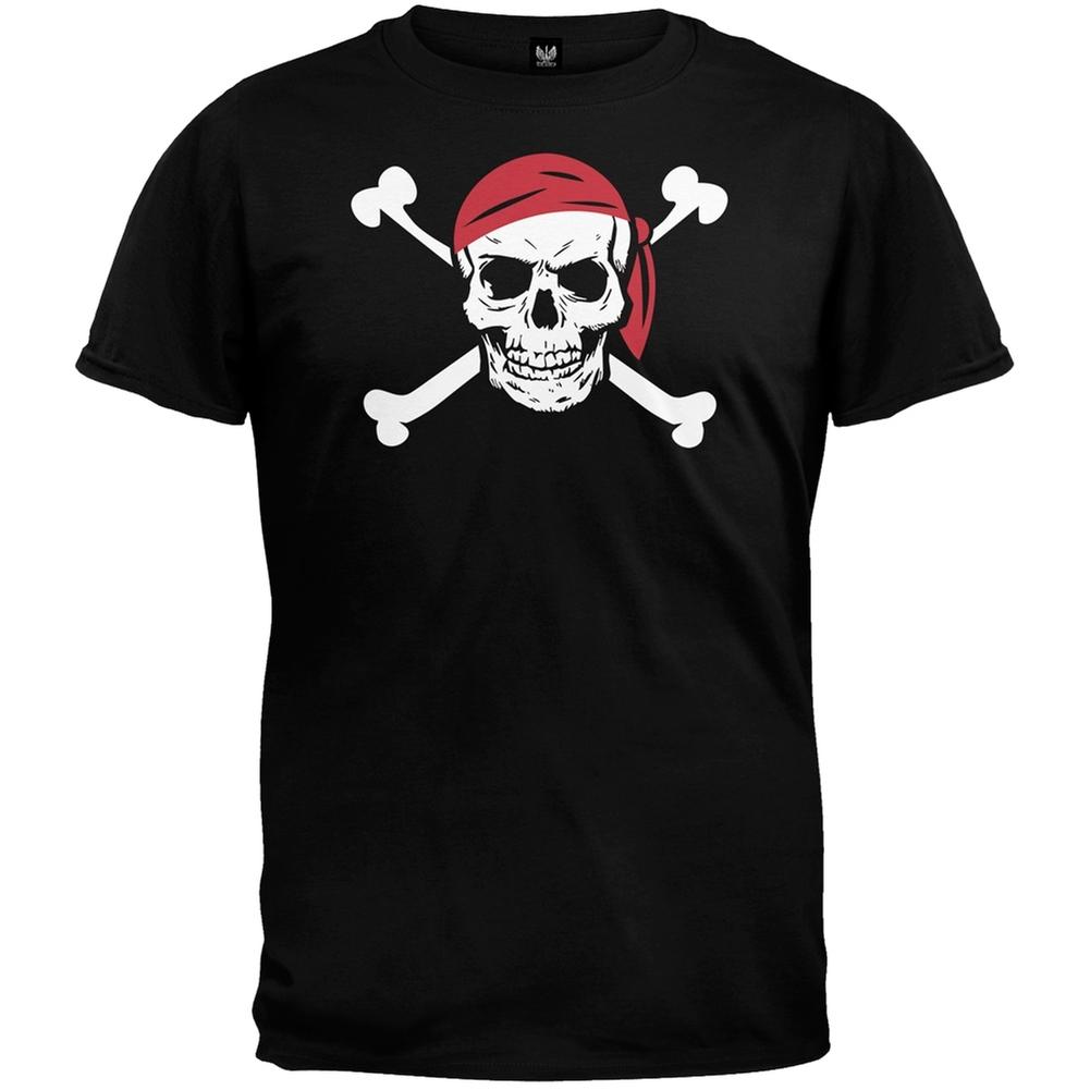 

Jolly Roger Pirate Costume Adult Mens T-Shirt 5XL різнокольоровий