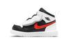 Chaussures Bébé Air Jordan 1 Mid Alt Noir Blanc Antidérapantes Amorti Résistantes à l'Abrasion Légères Mi-hautes AR6352-075