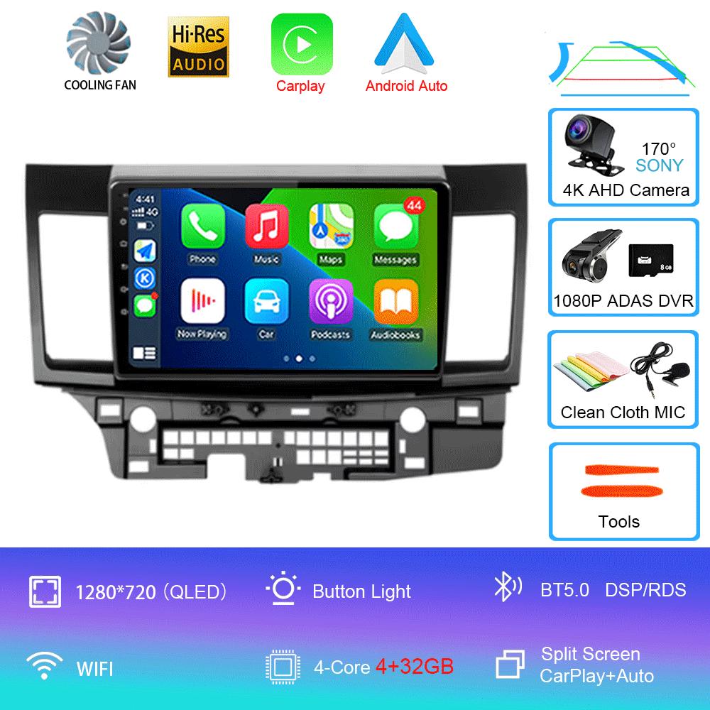 Android 14 Car Radio  For Mitsubishi Lancer 10 CY 2007 - 2012 Multimedia Video Player Navigation Stereo GPS No 2din 2 Din Dvd