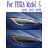 For TESLA Model S  2024 Car Exterior Headlight Anti-scratch Front Lamp Transparent TPU Protective Film Sticker