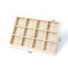 1Pcs Wooden Stackable Exquisite Jewelry Display Holder Portable Ring Earrings Necklace Organizer