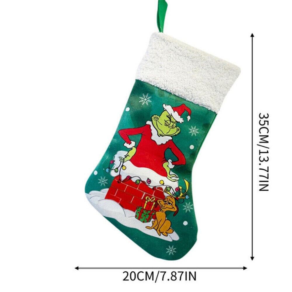 Grinch Christmas Socks