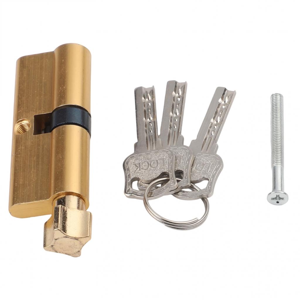 3 Keys Supplied Indoor Door Lock Wooden Door Lock Lock Cylinder 6-Pin Cylinders