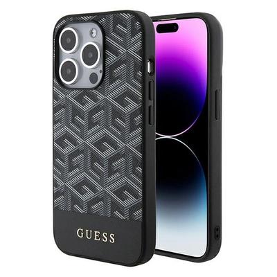 Guess Guhmp15Xhgcfsek Iphone 15 Pro Max 6.7 Czarny/Black Hardcase Gcube Stripes Magsafe