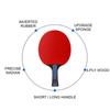 2PCS Table Tennis Racket with Storage Case Sticky Inverted Rubber Ping Pong Racket Paddles for Indoor Outdoor Games Training