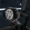 2 In 1 Electric Scooter Front Light Lamp with Horn 36V-48V Electric Bike Headlight Aluminum Shell Waterproof Head Lamp