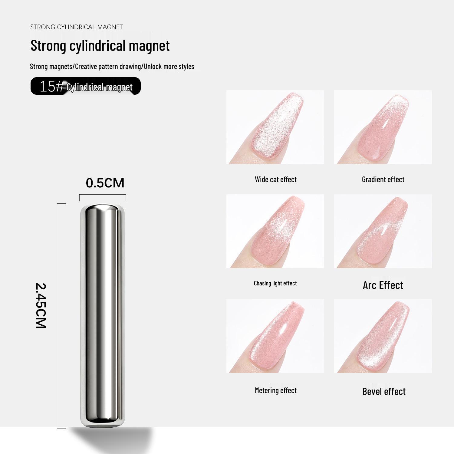Crystal Moonstone Cat Eye Nail Art Magnet: Super Strong for Cat Eye Gel Polish Model A