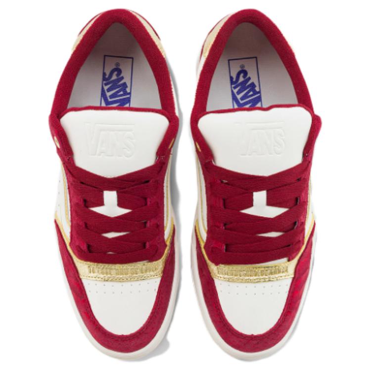 Vans Hylane Series Classics Year Of The Snake Edition Trendy Sports Low-Top Skate Shoes Unisex Sneaker Red Mi-Color VN000D1JCIT