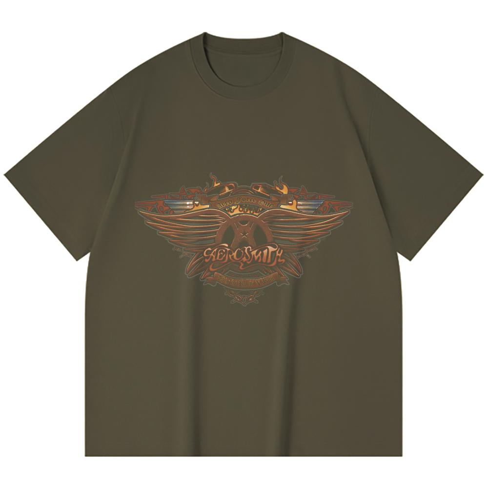 230 Gsm 100% Cotton Heavy Metal T-Shirt Rock Band Popular Music Print Unisex Heavy Cotton T Shirt