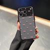 INS Koreanisch Niedlich Liebesherz Schleife Hülle Rückseite Handyhülle Case für iPhone 17 Pro Max 16 Plus 14 7 8 SE 13 Mini 12 15 Air 11 XS XR