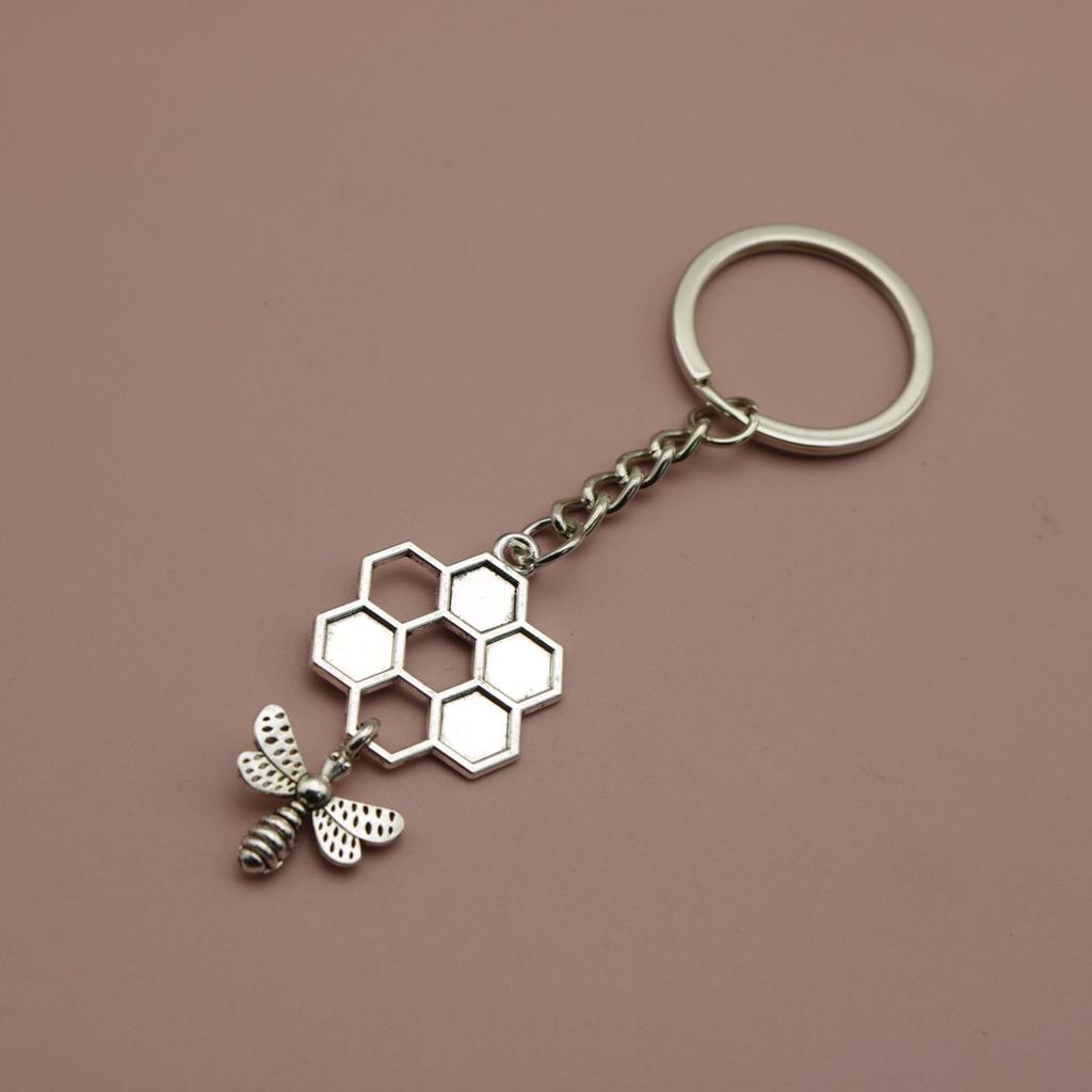 Hot Selling Jewelry, Minimalist Bee Hive Keychain Pendant