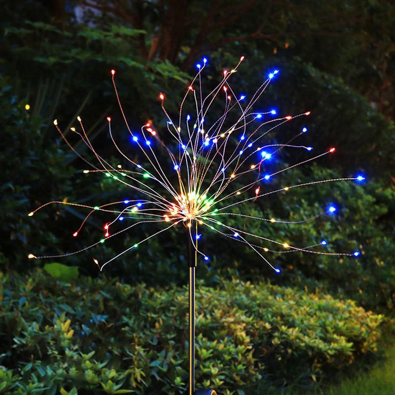 Solar Dandelion String Lights: Waterproof Outdoor Christmas Decoration