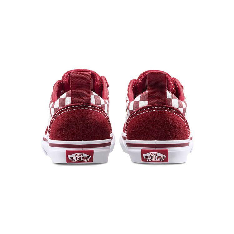 Vans Slip Resistant Cushioning Low Top Skate Shoes Baby Sneakers Red VN0A3QU1UK7