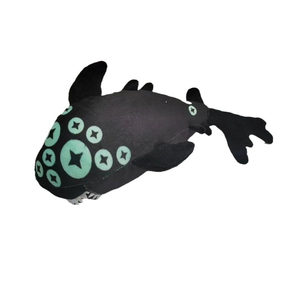 Eyefestation Pressure Plush, Soft Shark Stuffed Animal, Cute Plushie Mascot Toy Gift for Game Fans