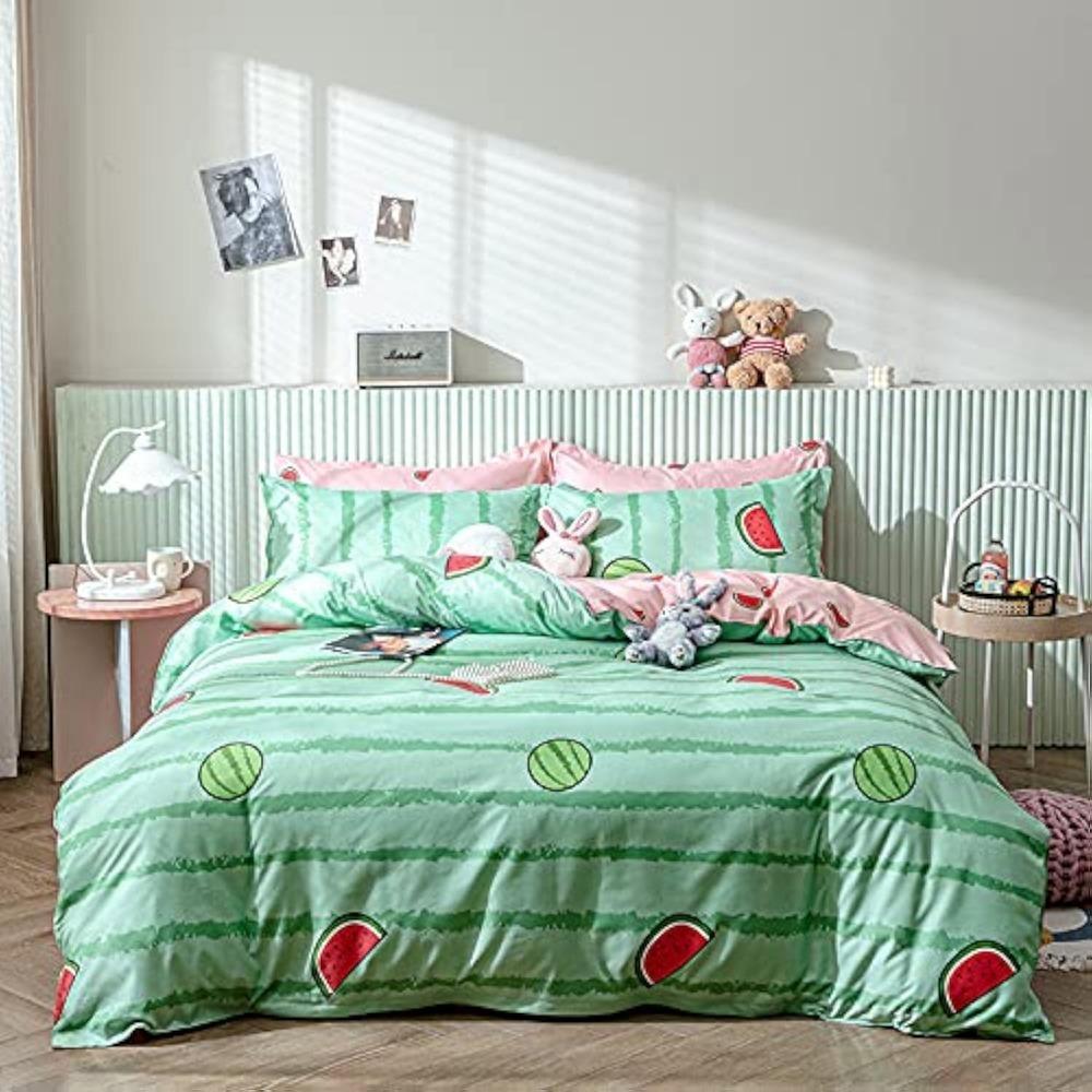 Cartoon Cow pattern Duvet Cover  bedding set,  boys, girls adult  microfiber duvet cover zipper duvet coverand 2 pillowca