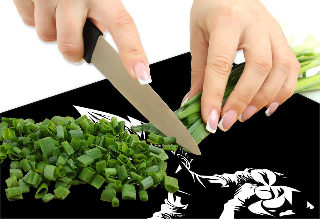 Szklana płyta ochronna na kuchenkę 90x52 Anime