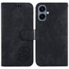 For Samsung Galaxy A07 5G Wallet Case Tiger Imprint Leather Shockproof Phone Cover with Wrist Strap