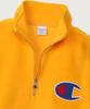 Champion Big C Logo Oversized Half Zip Fleece Gold