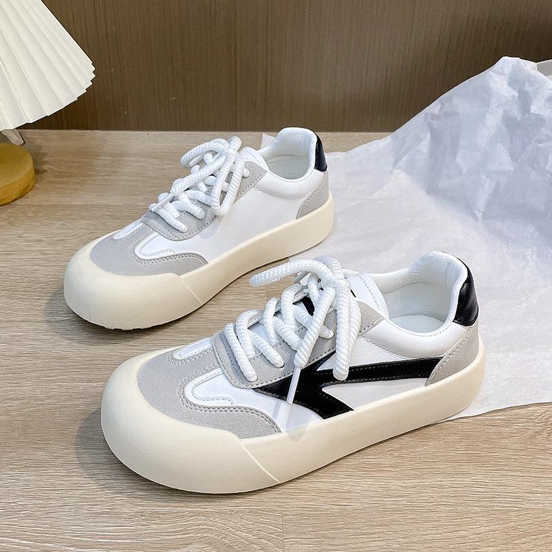 

Little white shoes women s 2025 autumn new casual flats children ins trendy versatile student board shoes sports and leisure 35
