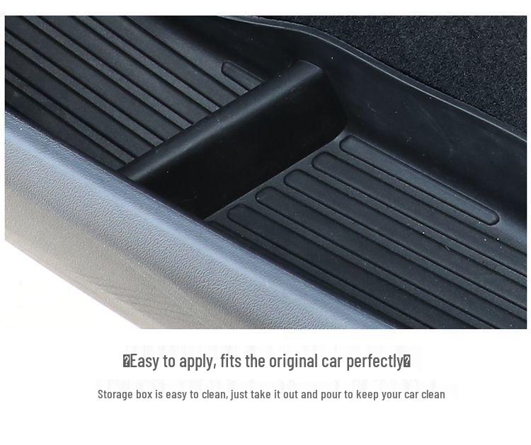 Tesla Model Y & Refreshed Y Waterproof Door Slot Armrest Storage Box Mat